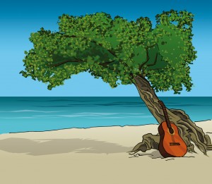 Divi Divi Tree -  illustrationen: claudia sebanyiga